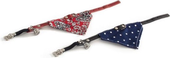 Beeztees Kattenhalsband - Bel+Doek - Rood - 23-27 cm rood