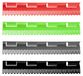 Sokkendroger Wasrek Droogrek Sokkenhouder - Petit plastique - 4 pièces - Gris, rouge, vert et noir - Pour chaussettes et petits vêtements