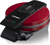Cloer 1633V Wafelijzer - Rood - 930W - 1 Wafelhart