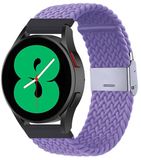 By Qubix Qubix - Braided nylon bandje - Paars - Geschikt voor Huawei Watch GT 6 / GT 7 / GT 6 pro / GT 7 pro - 46mm