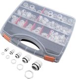 Quadrios 2102CA115 Wartel assortiment Met contramoer PA66 Wit 224 stuk(s)