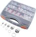 Quadrios 2102CA115 Wartel assortiment Met contramoer PA66 Wit 224 stuk(s)