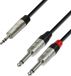 K4 Adam Hall K4YWPP0090 audiokabel 0,9 m 3.5mm 2 x 6.35mm Zwart