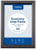 Europel Economy Kliklijst – Posterlijst – A4 – 21 x 29,7 cm – 25mm – Aluminium – Zwart