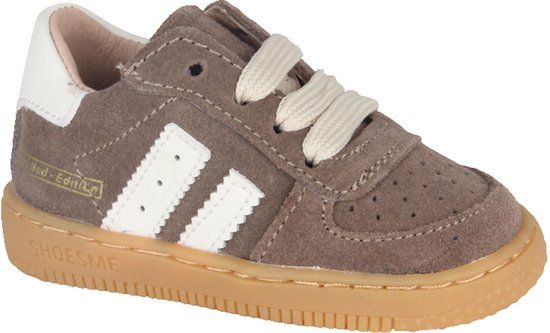 Shoesme Veterschoenen - Jongens - Taupe - Maat:22