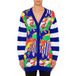 Moschino Veste en tricot Bleu Taille : 40