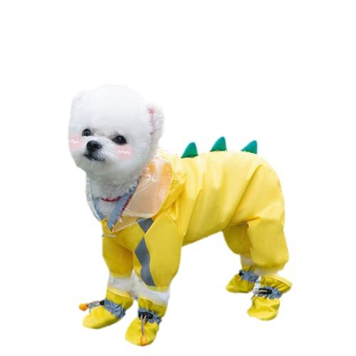 JRKJ Hondenkleding Pet Animal Shaped Rain Slicker Hooded Raincoat Stijlvolle Huisdier Regenjas voor Dog XS-7XL
