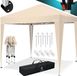 Kesser Tente de réception 3x3m Easy Up Pavillon - Beige