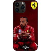 Hamilton Iphone 14 Pro Scuderia Ferrari officiële wallpaper Maniacase