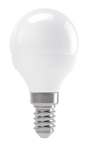 Emos ZQ1211 A+, LED gloeilamp Classic Mini Globe, neutraal wit, glas, 4 W, E14, transparant, 4,7 x 9 cm