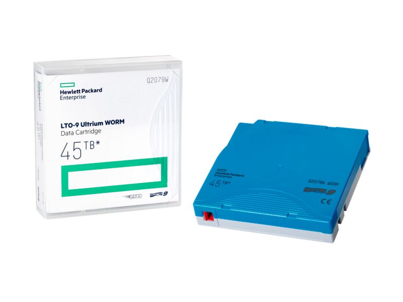HPE LTO-9 Ultrium WORM Tape Cartridge - 45TB - Blue