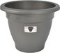 Hega hogar Grijze ronde plantenpot/bloempot kunststof diameter 50 cm