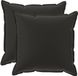 vidaXL Kussensloop - 2 stuks - HOUTEN - Zwart - 70 x 70 cm - Polyester