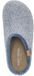Josef Seibel Cara 04 Vrouwen Instappers Laag Leer/Textiel Pluche Wol Skyblue Effen