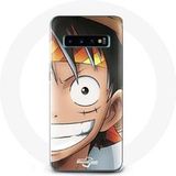 Maniacase Hoesje voor Samsung Galaxy s10 plus One piece Manga Luffy