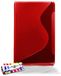 Muzzano Amazon Kindle Fire - Ultieme Anti-Shock Protection - Elegant en duurzaam voor je Amazon Kindle Fire Red + 3 Screen Protectors LE S