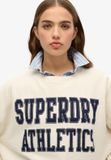 Superdry - Athletic Essentials relaxed sweatshirt met appliqué - Dames - Truien