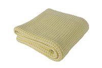 Homemania Yellow Cotton Baby Blanket 90x90 cm