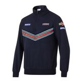 Sparco Martini Racing Half Zip Sweatshirt BM Marineblauw 3XL