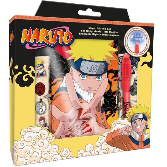 Naruto Naruto Shippuden Geheim Dagboek met Magische Pen – Inclusief Onzichtbare Inkt – 23x22x3 cm
