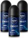 Nivea Men Deep Beat Déodorant Roller - 50 ml - 3 Stuks