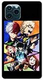Beschermhoes Manga My Hero Academia Zwart Beschermhoes voor iPhone 11 (6.1)