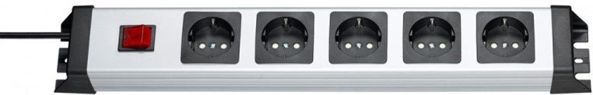 Kopp 5-voudige POWERversal extra sterke snoercentrale met aan/uit knop 1,4 meter 3x1,5mm2 16A
