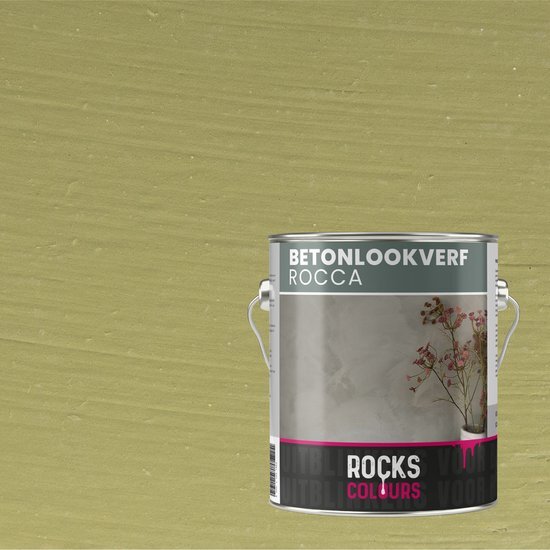 ROCKS Colours Betonlook verf - Groen - KV-24-Artichaut - 1 liter