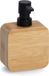 Zeller Zeepdispenser - Bamboe Hout - 15 cm - Bruin