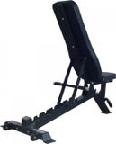Darwin Banc d'haltères FB80 - Réglable - Jusqu'à 300kg - Noir
