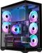 MODECOM Volcano Space XL, boîtier PC, 5 ventilateurs ARGB, fenêtre panoramique, compatible avec les cartes graphiques de 400 mm et les cartes mères E-ATX