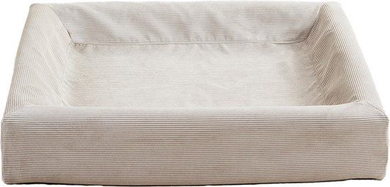 Bia Bed - Rib Hoes Hondenmand Zand - Blauw - Kunststof - Vierkant - 98 cm