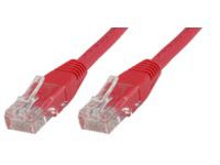 MicroConnect Cat6 UTP Netwerkkabel - 0.5m - Rood
