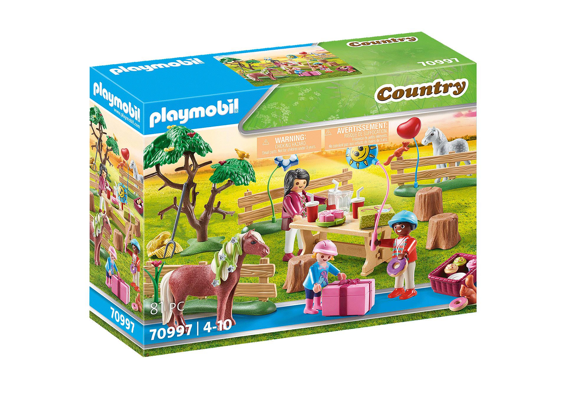 playmobil Country Kindergeburtstag auf dem Ponyhof