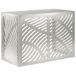 vidaXL Housse de protection pour climatiseurs, argent, 100 x 50 x 70 cm, acier inoxydable