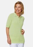 Goldner Poloshirt Trui met overhemdkraag en knoopsluiting