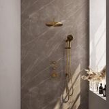 Brauer Gold Carving Thermostatische Regendoucheset Inbouw