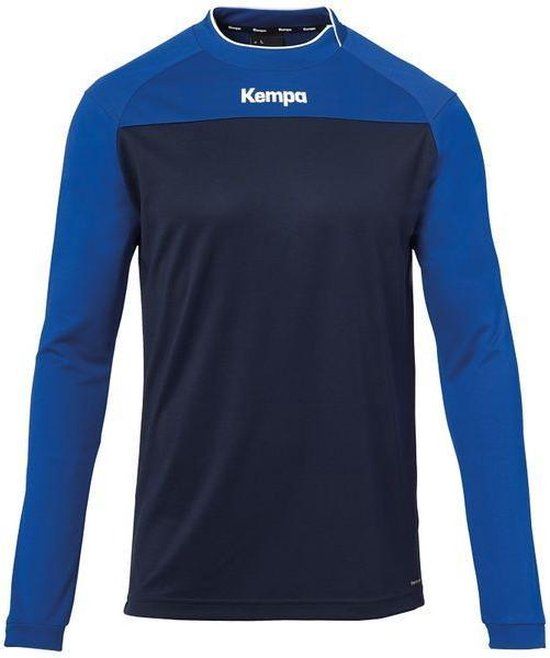 Kempa Prime Longsleeve Shirt Unisex - blauw - Maat S