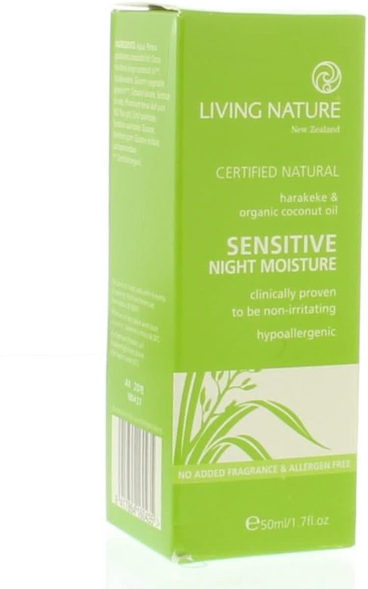 Living Nature Nachtcreme gevoelige huid