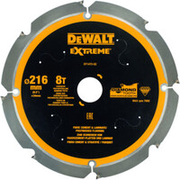 DEWALT DEWALT cirkelzaagblad PCD 216/30 mm 8Z DT1473-QZ Aantal:1