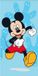 Disney Mickey Mouse Serviette de plage Run - 70 x 140 cm - Coton