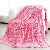 MIBOI Warme Fleece Deken Roze Zachte Gezellige Lichtgewicht Deken Zachte Gooi Dekens voor Bed