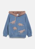 s.Oliver Sweatshirt Blauw Kinderen Katoen Lange Mouw Dierenprint