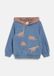 s.Oliver Sweatshirt Blauw Kinderen Katoen Lange Mouw Dierenprint