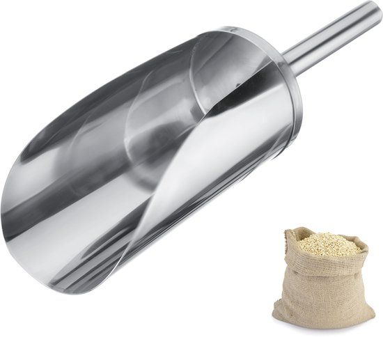 Westmark Afweeg-/voederschep, 120 ml, Roestvrij staal, Zilver