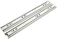 Jdel Glijrails met kogellagers voor laden, 35,6 cm, vernikkeld staal, extrac.Total H35, 350 mm, belasting 35 kg, max. verzinkt, 2 stuks, nikkel, 35 cm