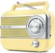 Muse Radio M056AG Geel AM/FM Retro