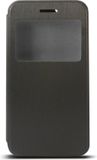 Ksix Folio phone cover with window for iPhone 6/6s Plus, Black