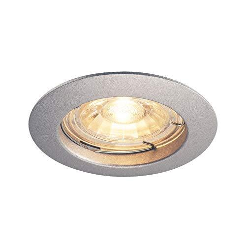 SLV plafondinbouwarmatuur PIKA / spot, schijnwerper, plafondspot, plafondarmatuur, inbouwarmatuur led, binnenverlichting / GU10 50 W grijs