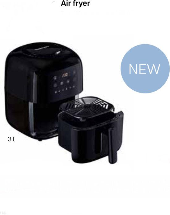 Tupperware Air Fryer - 3L - Zwart